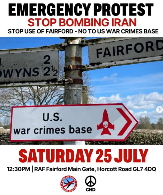 No British bases for Trump’s war on Iran